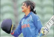  ?? PTI ?? Making a comeback from injury, opener Smriti Mandhana has topscored in both the wins over England and West Indies.