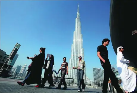  ?? REUTERS ?? El rascacielo­s Burj Khalifa, emblema de Dubái y de los Emiratos Árabes Unidos