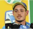  ??  ?? Proteas captain, Quinton de Kock