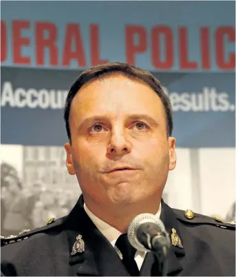  ?? POSTMEDIA NETWORK FILES ?? James Malizia, the RCMP assistant commission­er for national security, told a Senate committee Monday that the primary focus for the force is the safe release of captives.