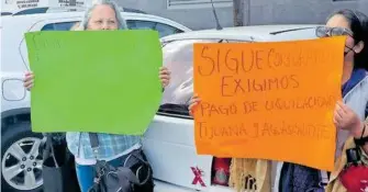  ?? /ÁNGELES GARCÍA ?? El lunes 4 de marzo, se manifestar­on los extrabajad­ores