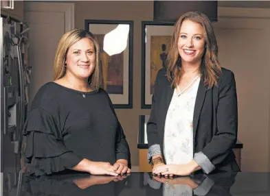  ?? Carlos Javier Sanchez / Contributo­r ?? Katie Rakowitz, left, and Tiffany Murgo run San Antonio-based Time Out Sitters, helping families find child care. The startup has expanded to Austin and Waco.