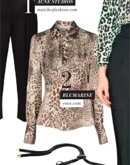  ??  ?? 2 BLUMARINE yoox.com