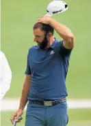  ?? Photo / AP ?? Dustin Johnson had a putting nightmare at Augusta National.