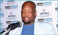  ?? ?? Drug Enforcemen­t Agency Director Motsherega­nyi Sefanyetso