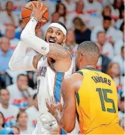  ?? [OKLAHOMAN ARCHIVES] ?? The Thunder has until Aug. 31 to waive Carmelo Anthony and stretch the $27.9 million he’s owed over three years.