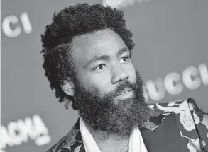  ??  ?? Donald Glover, aka Childish Gambino.