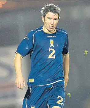 ??  ?? Scotland honour: Kevin McNaughton in action against Ireland in 2007