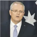  ?? Picture: AFP ?? NEW FACE. Australia’s Prime Minister Scott Morrison.