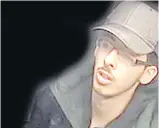  ??  ?? Surveillan­ce camera footage shows Manchester bomber Salman Abedi on the night of the attack.