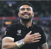  ?? PHOTOSPORT ?? Ardie Savea will have a big role to play in the All Blacks in 2024, but maybe not as captain.