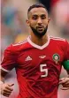  ??  ?? MEDHI BENATIA31 anni, difensore e capitano del Marocco. Gioca nella Juve GETTY