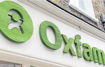  ??  ?? CHARITY: Oxfam is challengin­g shoppers to only buy second-hand clothes next month.