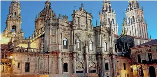  ??  ?? The Cathedral of Santiago de Compostela, Galicia.