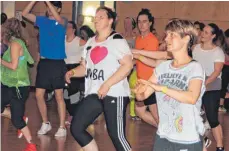  ?? ARCHIVFOTO: ROMEU ?? Spaß an der Bewegung ist das wichtigste beim Zumba. Der Rest kommt laut Andrea Wetzel von ganz allein.