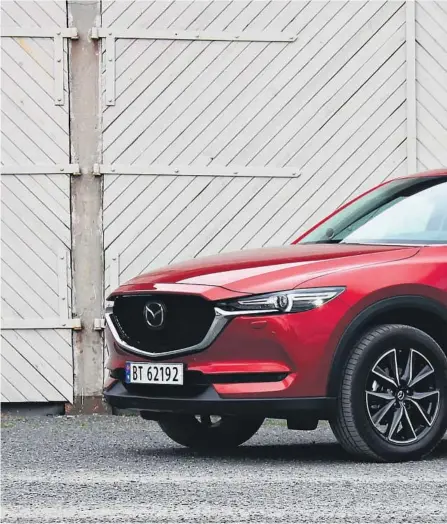  ??  ?? VIKTIG: Etter at den kom i 2012 har CX-5 løftet salget til Mazda. Modellen står alene for rundt halve Mazda-salget i Norge.