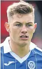  ??  ?? Callum Hendry: signed a one-year deal with Saints but played as a trialist on Saturday as the club await internatio­nal clearance.