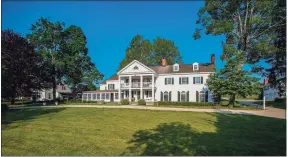  ?? Randy O'Rourke / Contribute­d photo ?? The home at 93 Amenia Union Road in Sharon has nine bedrooms, 11 bathrooms and 12,759 square feet.