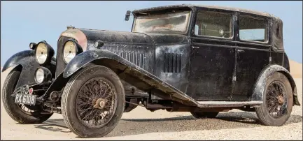  ??  ?? Holy grail for collectors: The Bentley 4½ was built in 1929 and has been in the same family for 80 years