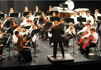  ?? Submitted photo ?? ■ This Sunday, the Texarkana Youth Symphony Orchestra, under the direction of Steve Bennett, performs their annual spring concert at the Sullivan Performing Arts Center. The free concert starts at 3 p.m. TYSO began 10 years ago with about 15 musicians....