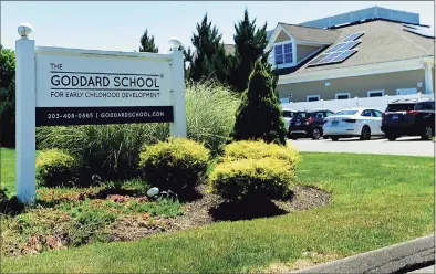  ?? Erik Trautmann / Hearst Connecticu­t Media ?? A Goddard School of Wilton teacher, Amy Tingets, was charged with first-degree assault and risk of injury to a child, following an incident in which an infant suffered serious head trauma at the school in February.