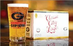  ?? ?? Classic City Lager is one of the Athens brewery’s offerings. Its most popular, Tropicália, was favored by Thor in the 2019 movie “Avengers: Endgame.”