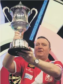  ??  ?? New BDO world champion Glen Durrant