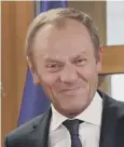  ??  ?? 0 Donald Tusk says the EU is ‘open but unconvince­d’