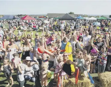  ??  ?? HAPPY DAYS: A flashback to pre-Covid times as festival-goers enjoy the music and fun at Brodstock