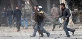  ?? Arkivbild: SYRIAN CIVIL DEFENSE WHITE HELMETS VIA AP ??