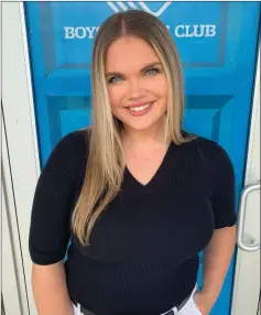  ?? Special to The Saline Courier ?? Gracen Caddy is the new resource developmen­t and marketing coordinato­r for the Boys & Girls Clubs of Bryant. She is excited to work at a job where she can make a difference in the community.