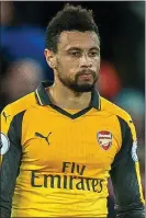  ??  ?? BROKEN MEN: Francis Coquelin’s expression sums up Arsenal’s mood