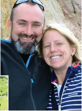  ??  ?? Couple: Robert Haggarty with wife Joanna, whom he married in 2010