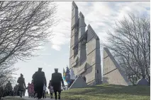  ?? ANDREW VAUGHAN/THE CANADIAN PRESS ?? The 100th anniversar­y of the Halifax Explosion is being marked in many ways, including at Fort Needham.