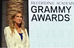  ?? — AFP photos ?? In this file photo, Recording Academy President and CEO Deborah Dugan speaks during the 62nd Grammy Awards Nomination­s Conference at CBS Broadcast Center on Nov 20, 2019 in New York City.