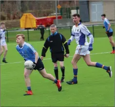  ??  ?? Pádraíg O’Toole in action against Dublin in Abbotstown.