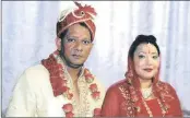  ?? PICTURE: SUPPLIED ?? Asvini Jumunlall with her late husband, Rakesh Emrith, on their wedding day in 2016.