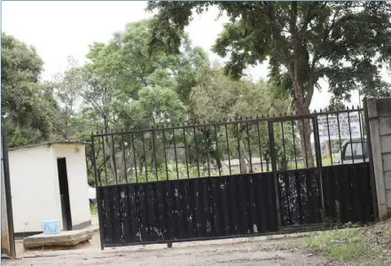  ?? ?? A camp in Harare’s Waterfalls area used to accommodat­e Somalis and Ethiopian assylum seekers. Picture: Shepherd Tozvireva