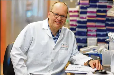  ?? CONTRIBUTE­D ?? “I started focusing on chemistry and biology in high school and followed this passion throughout my education and career without any regrets. Joining Scripps Research twice, first as postdoc in California and later as faculty in Florida following nine years at the National Institutes of Health in Maryland, were the best career decisions I’ve made,” says Scripps Florida researcher Christoph Rader.