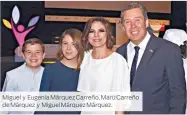  ??  ?? Miguel y Eugenia Márquez Carreño, Maru Carreño de M rquez y Miguel Márquez rquez.