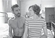  ??  ?? Kevin (Justin Theroux) and Nora (Carrie Coon) try to overcome their issues in the final season of The Leftovers on HBO.