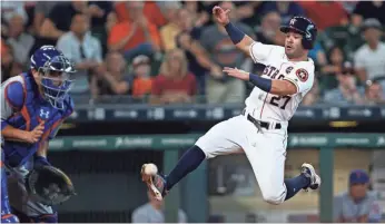  ?? TROY TAORMINA, USA TODAY SPORTS ?? Astros second baseman Jose Altuve finished third in last year’s MVP voting.