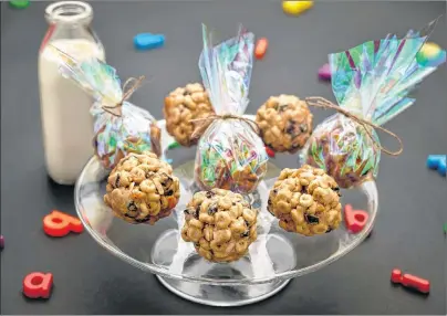  ?? AP PHOTO ?? Get the day off right with on-the-go cereal balls.