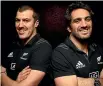  ??  ?? Brodie Retallick, left, and Sam Whitelock have long been a world-class locking pair for the All Blacks but Patrick Tuipulotu, below, is no certainty to make it to Japan.