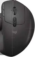  ??  ?? BELOW The MX Ergo’s trackball can be mounted at angles from 0 to 20 degrees to the desk for added comfort