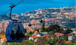  ??  ?? Above: Aerial view of Madeira island, Portugal