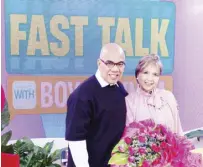  ?? – PHOTOS FROM ARTIST CIRCLE'S FACEBOOK PAGE ?? During this columnist's conversati­on with Chanda in ‘Fast Talk,’ she also opened up about her past relationsh­ip with the late actorcomed­ian Bernardo Bernardo, who was openly gay.