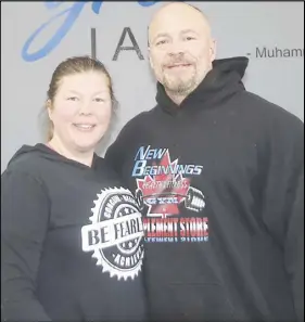  ?? LYNN CURWIN/TRURO DAILY NEWS ?? Tracy and Troy Ferguson are excited about showing off their newly renovated gym, at 312 Pictou Rd., in Bible Hill. They’re holding a reopening celebratio­n today.