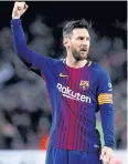  ?? EPA ?? Barcelona’s Lionel Messi.