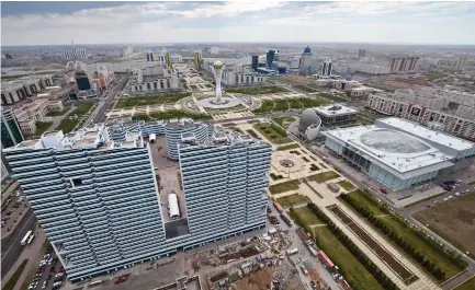  ?? (Embassy of Kazakhstan in Israel) ?? A VIEW OF the Astana skyline.